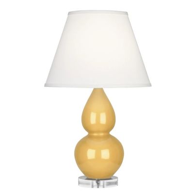 Double Gourd Table Lamp (Sunset|Pearl Dupioni) - OPEN BOX
