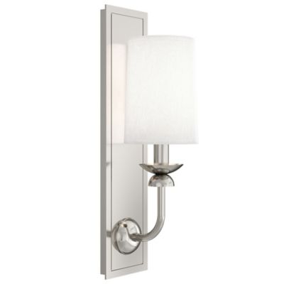 William Rectangular Backplate Wall Sconce