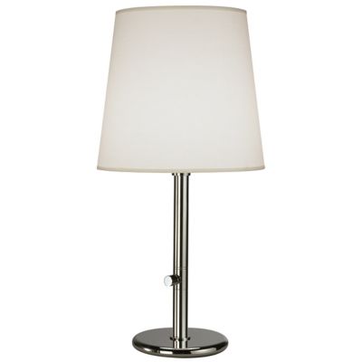 Buster Chica Table Lamp (Polished Nickel w/ White)-OPEN BOX
