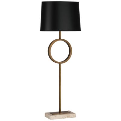 Logan Buffet Table Lamp(Aged Brass w/Black Painted)-OPEN BOX