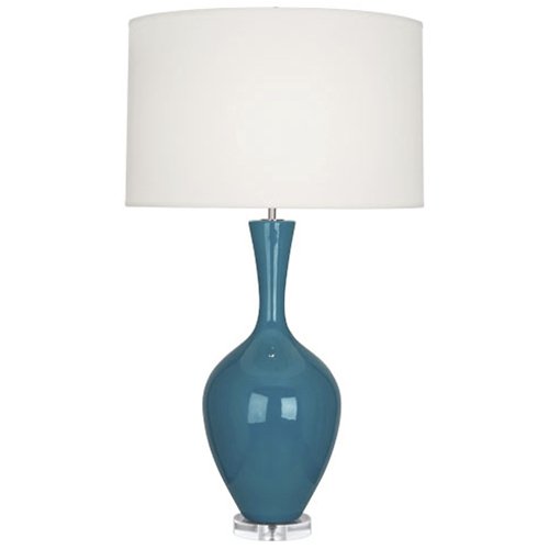 Audrey Table Lamp by Robert Abbey (Peacock)-OPEN BOX RETURN