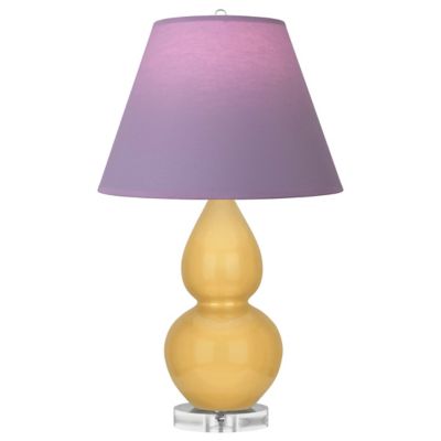 Double Gourd Lucite Accent Table Lamp