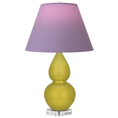 Double Gourd Lucite Accent Table Lamp