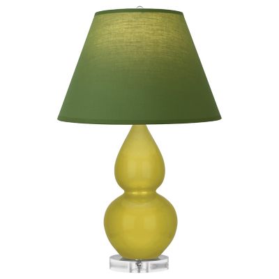 Double Gourd Lucite Accent Table Lamp