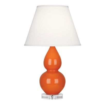 Double Gourd Lucite Accent Table Lamp