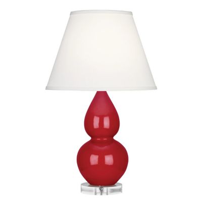 Double Gourd Lucite Accent Table Lamp