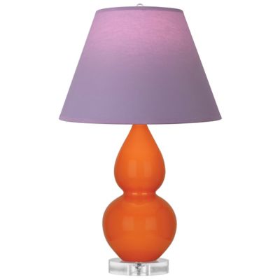 Double Gourd Lucite Accent Table Lamp