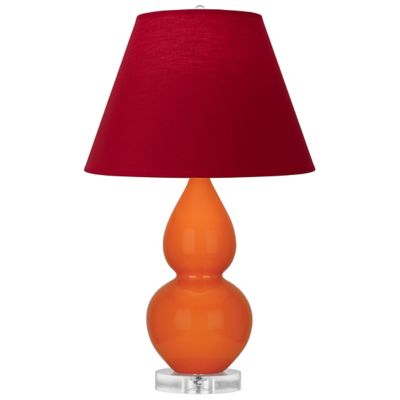 Double Gourd Lucite Accent Table Lamp