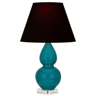 Double Gourd Lucite Accent Table Lamp