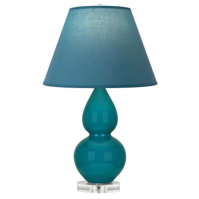 Double Gourd Lucite Accent Table Lamp
