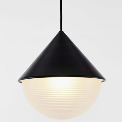 Half and Half Hemisphere Pendant Light