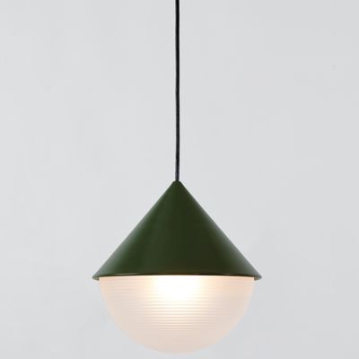 Half and Half Hemisphere Pendant Light