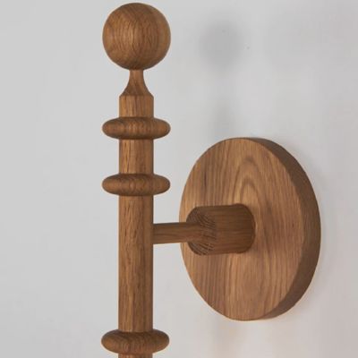 Shown in White Oak finish, Detail shot