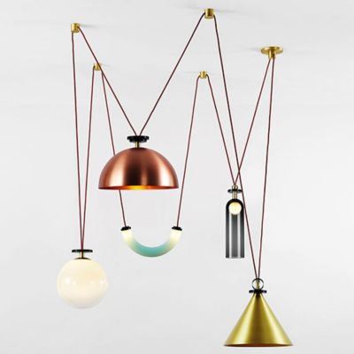 Shape Up 5-Piece Chandelier