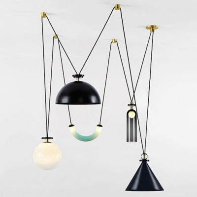 Shape Up 5-Piece Chandelier