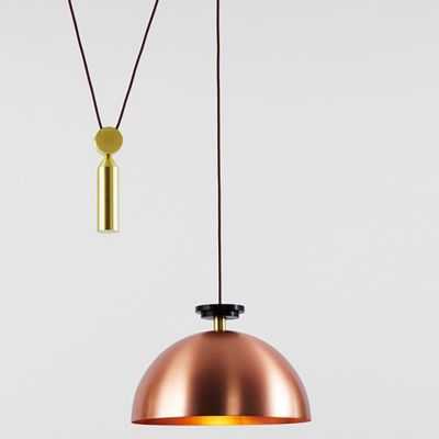 Shape Up Hemisphere Pendant