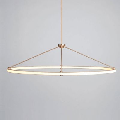 Halo Oval Pendant Light