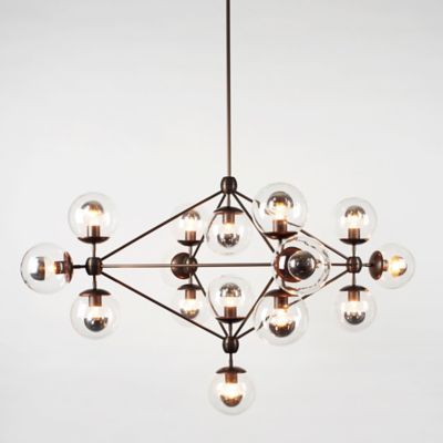 Modo 4 Sided Chandelier - 15 Globes