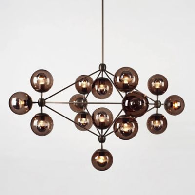 Modo 4 Sided Chandelier - 15 Globes