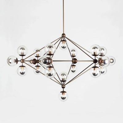 Modo 6 Sided Chandelier - 21 Globes