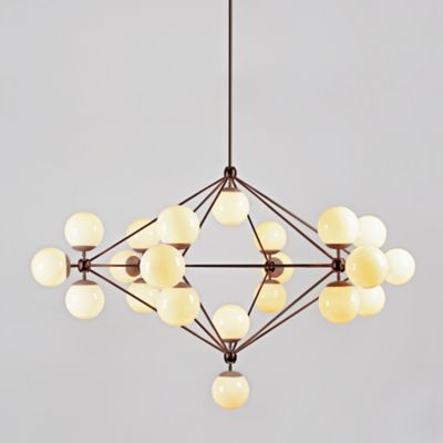 Modo 6 Sided Chandelier - 21 Globes