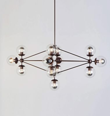 Modo Diamond Chandelier - 13 Globes