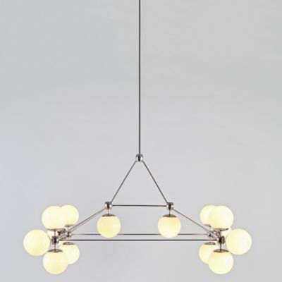 Modo Rectangle Chandelier - 14 Globes