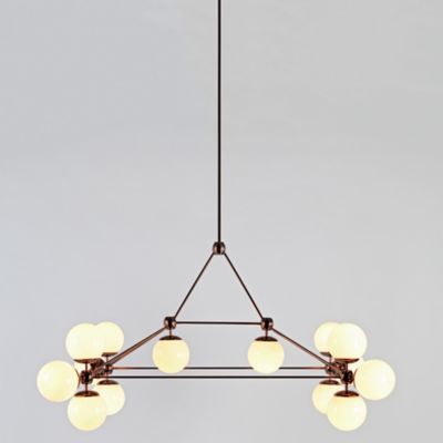 Modo Rectangle Chandelier - 14 Globes