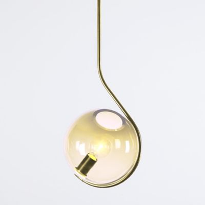 Fiddlehead Pendant Light