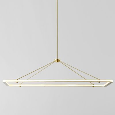 Halo Rectangle Pendant Light