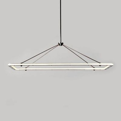 Halo Rectangle Pendant Light