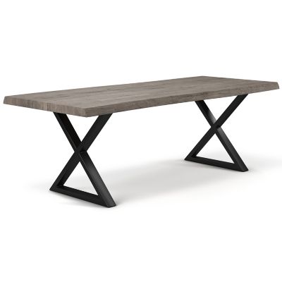 Brooks X-Base Rectangular Dining Table