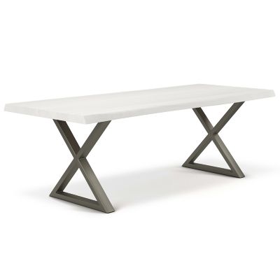 Brooks X-Base Rectangular Dining Table