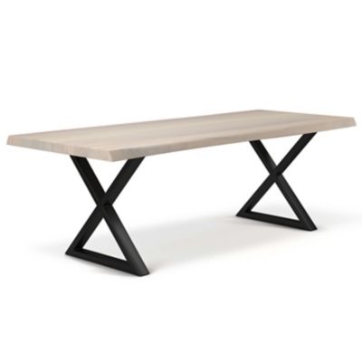 Brooks X-Base Rectangular Dining Table