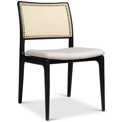 Modern Brazilian Charlotte Cane Side Chair