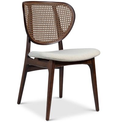 Modern Brazilian Joelma Cane Side Chair