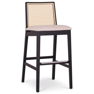 Modern Brazilian Nardia Cane Stool