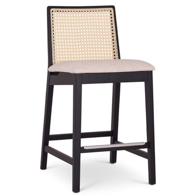 Modern Brazilian Nardia Cane Stool