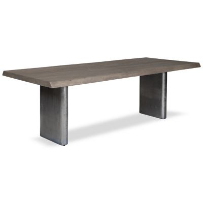 Brooks Cast Slab Base Dining Table