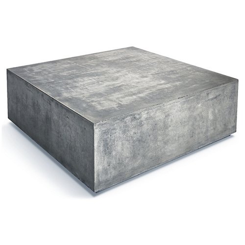 Bloc Square Coffee Table (Dark Grey/Small) - OPEN BOX RETURN
