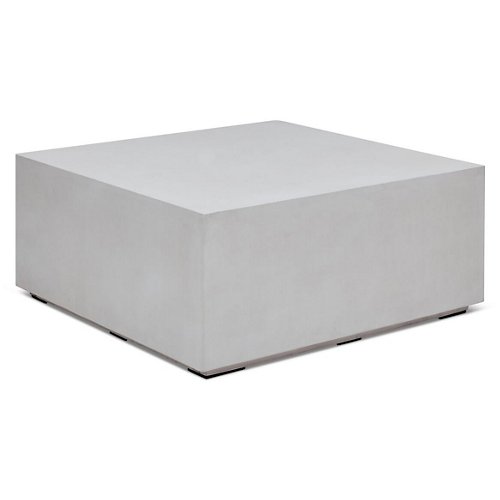 Bloc Square Coffee Table by Urbia (Ivory/S)-OPEN BOX RETURN