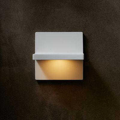 Shown in White finish, lit