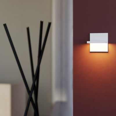 Shown in White finish, lit, in use