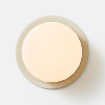 Pastille Disc Wall Sconce (Silk Grey|Faceted) - OPEN BOX