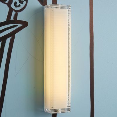 Shown in White finish, lit