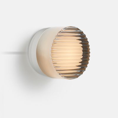 Crisp Corded LED Wall Sconce (Chrome|Natural|Back)-OPEN BOX