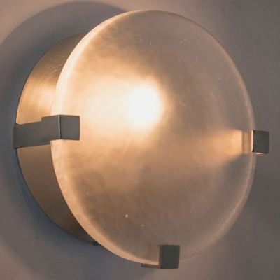 Lunette 3-Prong Round Wall Sconce