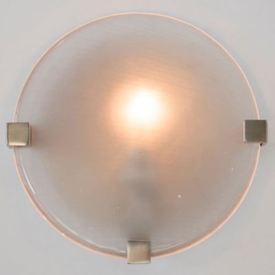 Lunette 3-Prong Round Wall Sconce