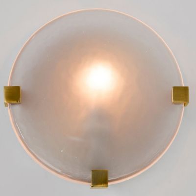 Lunette 3-Prong Round Wall Sconce