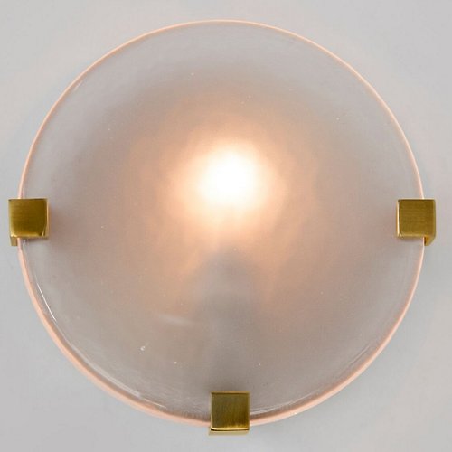 Lunette 3-Prong Round Wall Sconce